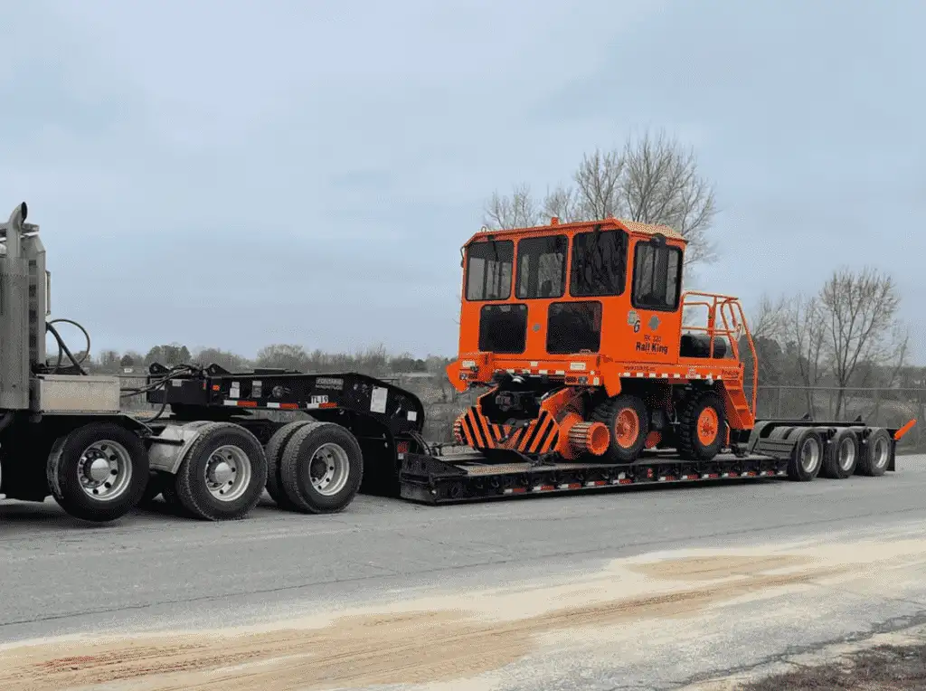 Professional Lowboy Towing Service Large and heavy equipment