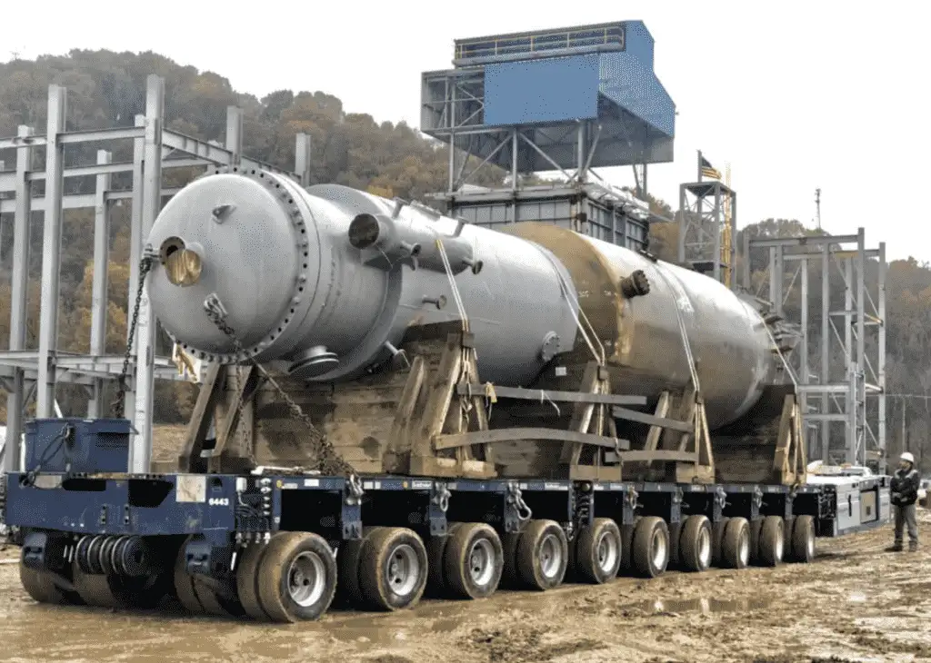 transportation of large machinery, such loaders and excavators Construction Equipment Shipping